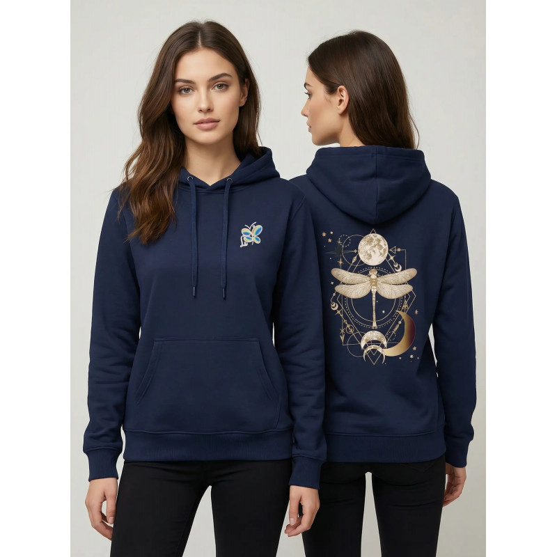 venta online-sudadera con capucha-lisviv-unisex-libelulas