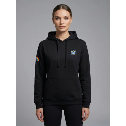 venta online-sudadera con capucha-lisviv-unisex-negra