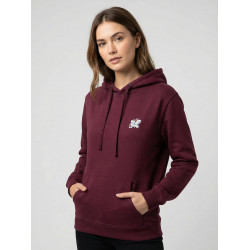 venta online-sudadera con capucha-lisviv-unisex-granate