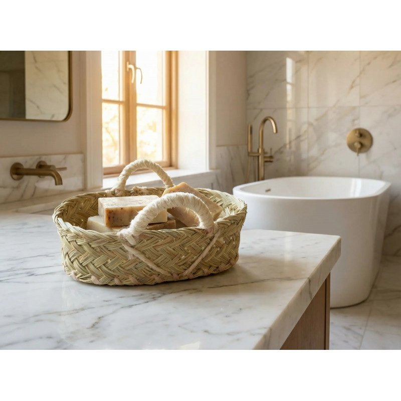 jabonera esparto-natural-accesorio de baño-comprar online