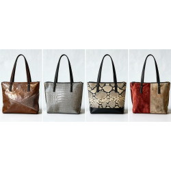 Bolsos de piel natural, fabricados en España, solo existe uno igual, lo que los hace exclusivos, de la marca lisviv