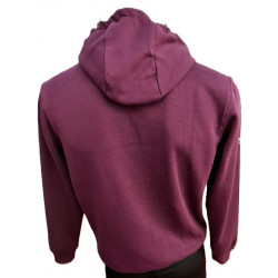 venta online-sudadera con capucha-lisviv-unisex-granate