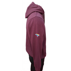 venta online-sudadera con capucha-lisviv-unisex-granate