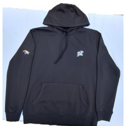 venta online-sudadera con capucha-lisviv-unisex-negra