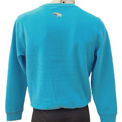 ventaonline-sudadera sin capucha-lisviv-unisex-azulturquesa