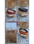 Pulseras de Piel Auténtica y Cuero-lisviv